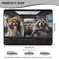 thumbnail image 7 of XYZCANDO Happy Raccoon Universal Trunk Mat 29" x 39", Washable Durable Trunk Carpet with Non-Slip Backing, Easy-Clean Stitched Edge Liner for SUVs, Sedans and Trucks, 7 of 7