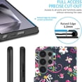 thumbnail image 6 of CoverON For Samsung Galaxy S25 Ultra Wallet Case, RFID Blocking Vegan Leather 6x Card Slot Holder Cover Flip Folio Phone Pouch, Navy Flower, 6 of 7
