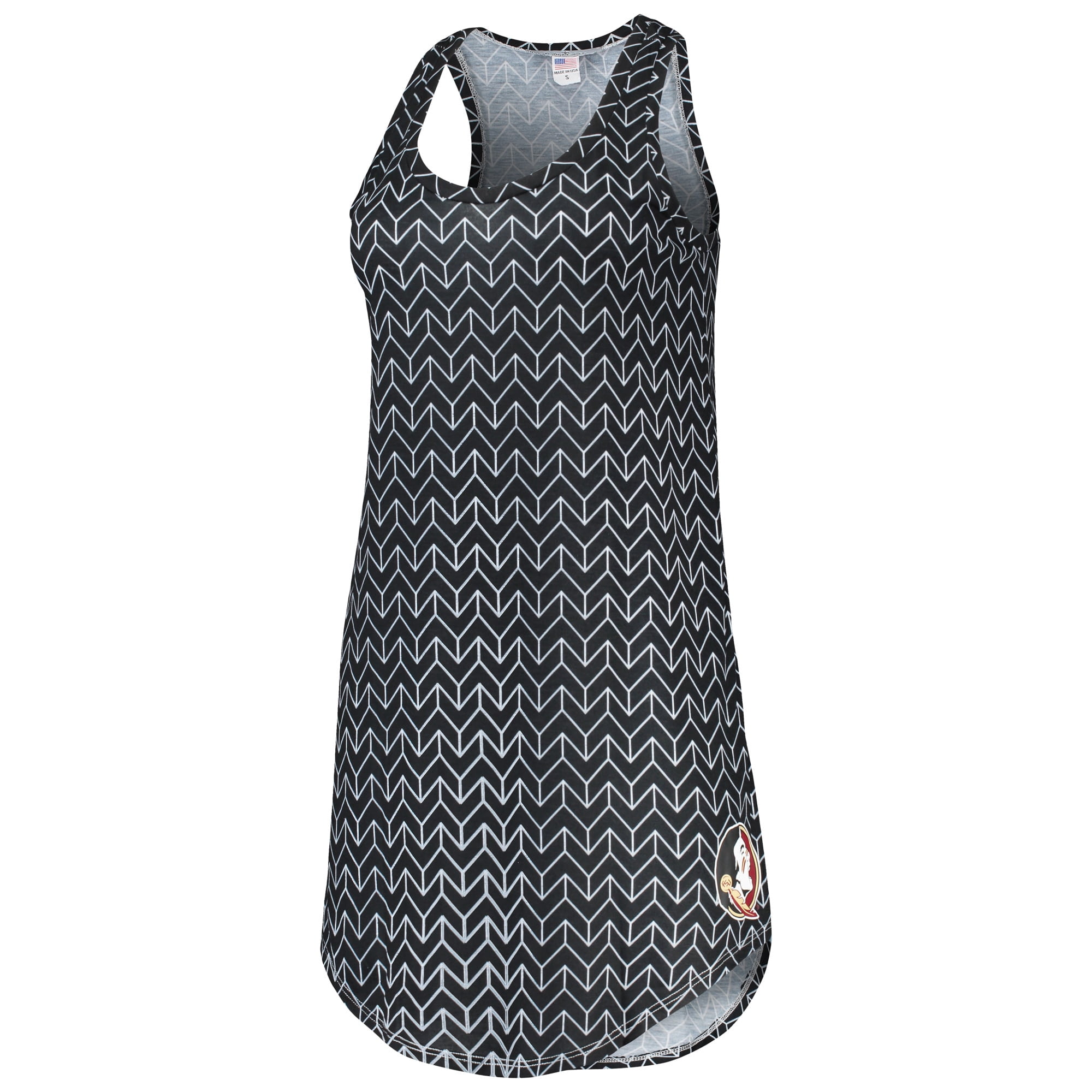 black racerback dress