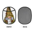 thumbnail image 2 of Pofeuu Fishing Gnome Fisherman Print Silicone Pot Mat Mitten With Hanging Loop Heat Resistant Oven Mitts Non-Slip Bbq Baking Smoking Potholders, 2 of 7