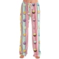thumbnail image 6 of Hearthz Easter Women's Pajama Bottoms Bunny Egg Hunt Print Women's Pajama Bottoms Drawstring Straight Leg Women's Lounge Pants, 6 of 6