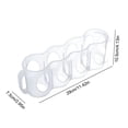 thumbnail image 3 of Caja Almacenamiento 4 Rejillas Organizador Latas Estante Portátil para Refrigerador 2 Uds., 3 of 3
