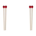 thumbnail image 2 of 2Pairs Tongue Drum Mallets Handpan Drum Sticks Mallet Percussion Instrument Accessory Durable Wood Hard Mallet for Musical Performance,Practice,and Studio Recording, 2 of 5