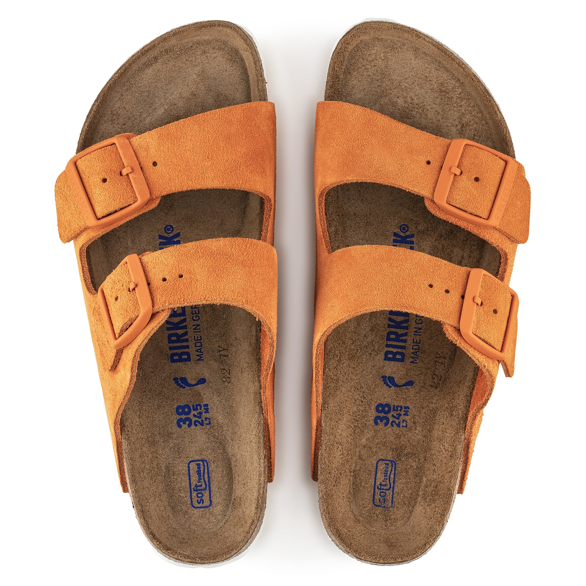 BIRKENSTOCK ARIZONA SOFT FOOTBED Sandals Russet Orange