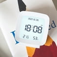 thumbnail image 4 of Reloj Digital Matsuzay ABS Pantalla de fecha Color Blanco Termómetro Retroiluminación, 4 of 6