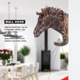 thumbnail image 5 of Perchero colgante con forma de animal bonito para abrigos, sombreros, ropa, decoración de baño y dormitorio (forma de caballo), 5 of 5