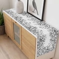 thumbnail image 4 of Grey Eucalyptus Leaves Table Runner - 36 Inch Long, Kitchen Dining Table Runner Dresser Scarves, Spring Summer Botanical Farmhouse Decor for Coffee Tables Wedding Party Banquet, 4 of 8