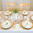 thumbnail image 5 of 12 x 108 Inch Metallic Glitter Table Runner,1 Pcs Rose Gold Sequin Table Runner,Rectangle Fabric Table Cloth,for Birthday Weddings Christmas Party Decorations & Baby Shower By Scheam, 5 of 7