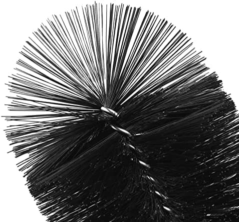 Long Bottle Brush, 12.98 in Bendable Cleaner Brushes for Cleaning Neck Beer Bottles, Wine, Baby Bottles, Water Bottles, Tumblers, Flask, Bird Feeder, Vase, Pipes and Brewing Supplies Black/1Pack