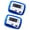 Blue, variant on Small Digital Pedometer with Clip Portable Walking Pedometer Simple Step Counter for Step Fitness Camping Hiking
