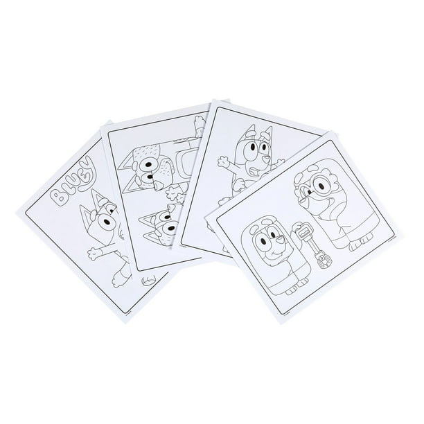 Crayola Bluey Color & Sticker Activity, 32 Pgs, Coloring Book for
