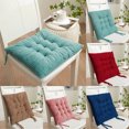 thumbnail image 5 of 40 * 40 * 7cm Solid Color Cushion, Multicolor Thicken Removable Floor Mat Chair Mat, Non-Slip Soft Comfortable Office Chair Sofa Cushion Adjustment Hip Cushion, 5 of 7