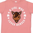 thumbnail image 4 of Inktastic A Girl Who Loves Horses Boys or Girls Toddler T-Shirt, 4 of 5