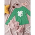 thumbnail image 5 of Old Glory Toddler St. Patricks Day Shamrock Heart Long Sleeve Graphic T Shirt, 5 of 6