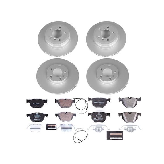 Front and Rear Brake Pad and Rotor Kit - Compatible with 2011 - 2018 BMW X5 2012 2013 2014 2015 2016 2017