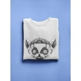 thumbnail image 3 of Hand Drawing Lemur. Sweatshirt Women -Image by Shutterstock, Female Large, 3 of 4