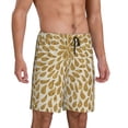 thumbnail image 2 of Easygdp Gold Drops Men's Short Pajama Pants, Sleep Shorts, Household Pants, Casual Pants with Pockets - Large, 2 of 9