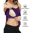 thumbnail image 4 of Vaslanda Women's Summer Adjustable Strap Lace Flowy Tank Tops Cami Shirts with Built-in-bra, 4 of 7