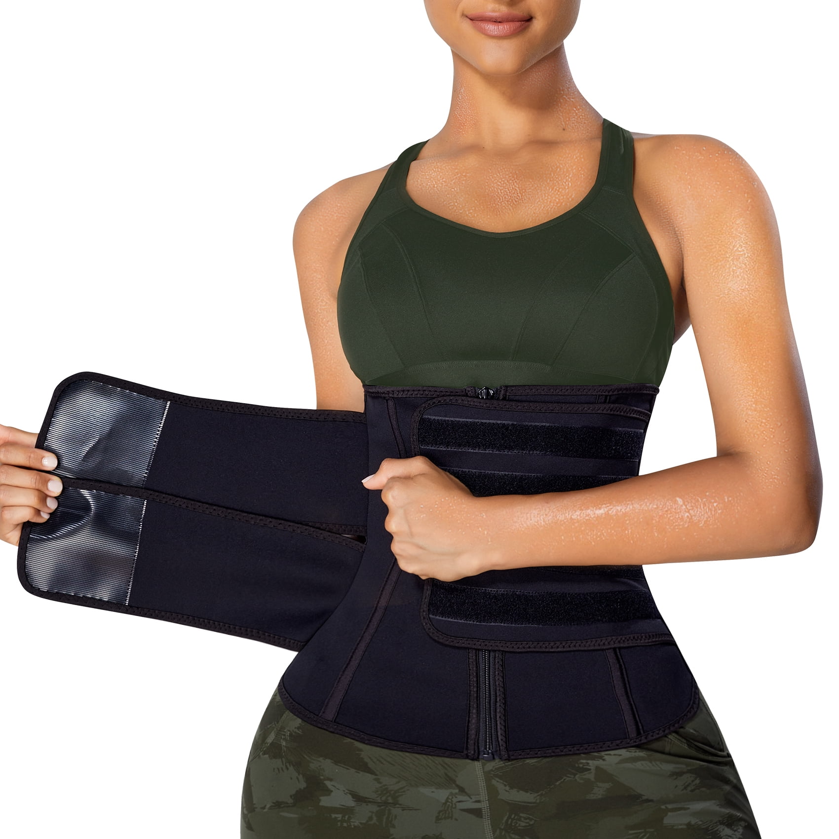 Irisnaya Underbust Corset Waist Trainer for Women Cincher Sports Waist