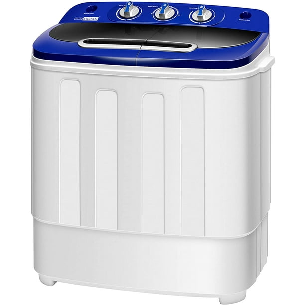 Machine Ã laver portable double tambour â€“ Lave-linge sÃ©chant compact  7,9kg 