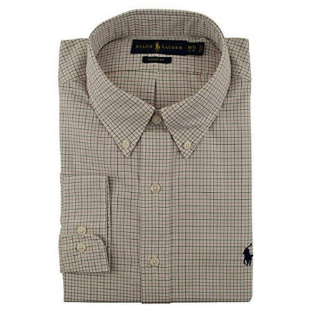 Men's Twill Tattersal Dress Shirt Lvndr 15.5 (32-33)