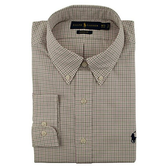 Men's Twill Tattersal Dress Shirt Lvndr 15.5 (32-33)