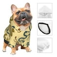 thumbnail image 3 of Haiem Various Snake for Winter Dog Hoodie Sweatshirts with Pockets Warm Dog Clothes for Small Dogs Chihuahua-Small, 3 of 7