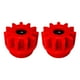 thumbnail image 4 of 2 piezas de engranajes para cubo de fregona giratoria, engranajes para cubo de limpieza de fregona rotativa, robustos, de una sola dirección. Rojo, 4 of 8