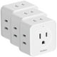 thumbnail image 1 of Extensión Multicontacto CubicCharge 3Pzas 5 Salidas AC 110-240V 50-60Hz15A Max Blanco., 1 of 1