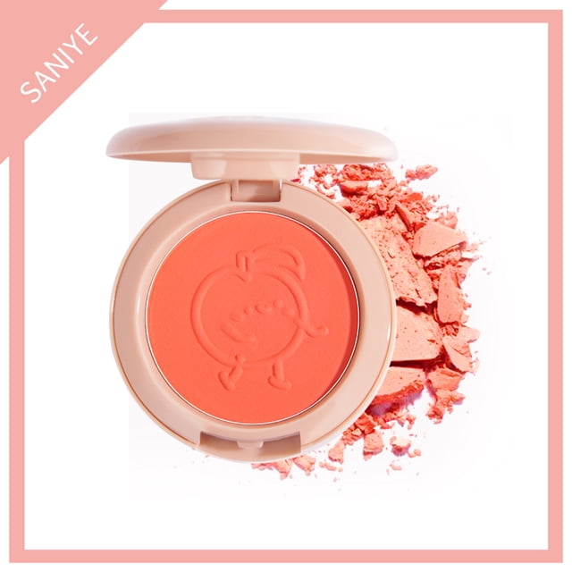 Iumwxz 6 Colors Matte High-gloss Blush Rouge-border Nude Makeup Repair Powder The Complexion Blush