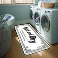thumbnail image 4 of Laundry Room Rug Runner, 20"x59" Non Slip Laundry Rugs, White Farmhouse Washable Floor Laundry Mats for Laundry Room, Mudroom, Kitchen, Washroom, Bathroom, Hallway Area Rugs Decor, 4 of 7