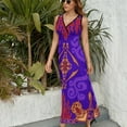 thumbnail image 6 of Aladdin's Magic Lamp Dress Fashion Boho Beach Long Dresses Female Party Printed Maxi Dress, 6 of 9