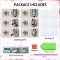 thumbnail image 3 of 6pcs Diamond Art Painting Kit Greeting Card, Featured Horse 5D DIY Special Shape Diamond Greeting Card Creative Gifts, Christmas Thanksgiving Greeting Card Congratulation, 3 of 7
