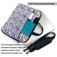 thumbnail image 2 of Lsque Cartoon colorful cute cat Pattern Laptop Bag – Portable & Slim Single-Shoulder Computer Case with Adjustable Strap, Protective, Lightweight for 13”/14”/15.6” Laptops, 2 of 8