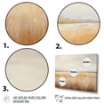 thumbnail image 3 of Designart "pasture Grasslands Minimalism I" Landscapes Floater Framed Wall Art Print, 3 of 7
