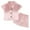 Light Pink, variant on Odeerbi 1-8 Years Kids Boys Girls Summer Satin Pajamas Notched Lapel Short Sleeve Shirts Shorts Set Soft Loungewear Solid Color Sleepwear Kids Boys Girls Clothes