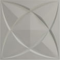 thumbnail image 5 of Ekena Millwork 19 5/8"W x 19 5/8"H Speedwell EnduraWall Decorative 3D Wall Panel, UltraCover Satin Blossom White (Covers 2.67 Sq. Ft.), 5 of 6