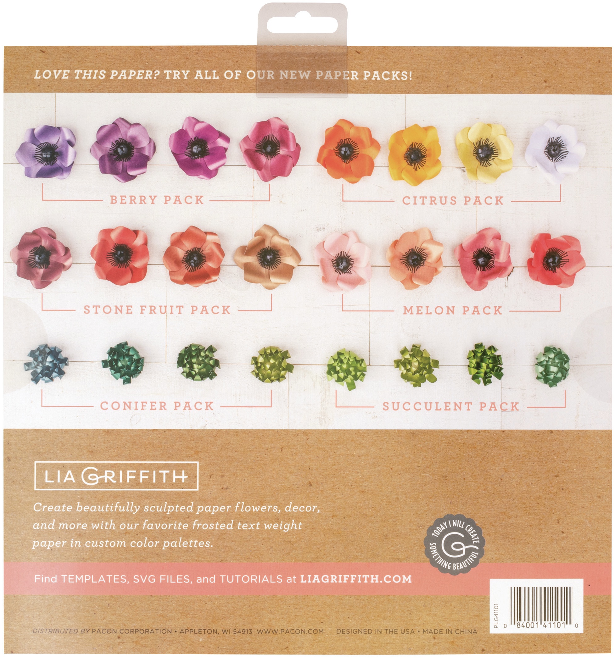 Frosted Craft Tissue Paper 12"X12" 20/Pkg-Melon-Pinks