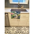 thumbnail image 2 of Sealyham Terrier Spring Path Kitchen Towel, 2 of 5