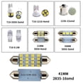 thumbnail image 3 of 42 piezas T10 Indicador de ancho Luz de lectura de doble punta Luz de matrícula Luz de puerta interior, 3 of 3