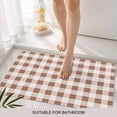thumbnail image 3 of Brown Checkered Door Mat&nbsp;Indoor Outdoor Entrance, Non Slip Rug for Kitchen Bathroom Entryway Rug, Farmhouse Buffalo Plaid Washable Doormat Floor Mat for Office Home Decor 24x36 Inch, 3 of 8