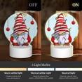 thumbnail image 3 of Naloa Funny Christmas Gnome Acrylic LED Night Light Custom LED Lights Personalized Nightlight Customized Gifts for Family Couples Friends, 3 of 9