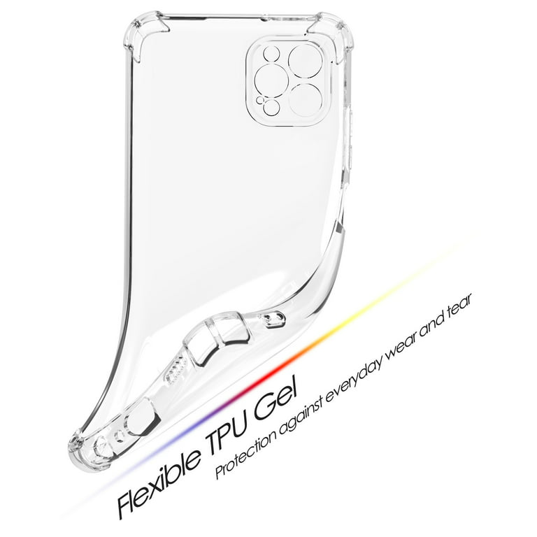 Funda transparente 3 en 1 para iPhone 13 Pro Max Frame Cover Gel