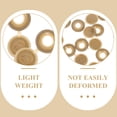 thumbnail image 4 of unbranded 100Ud Tornillos De Plástico Café Con Bisagra Para Proteger Y Embellecer Muebles, 4 of 6