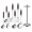 Eight piece set, variant on lanema Stainless Steel Kitchen Accessories Set Skimmer and Serving Ladle Kitchenwares