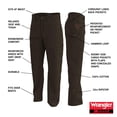 thumbnail image 5 of Pantalones utilitarios Wrangler Riggs Workwear Ranger Navy, 5 of 5