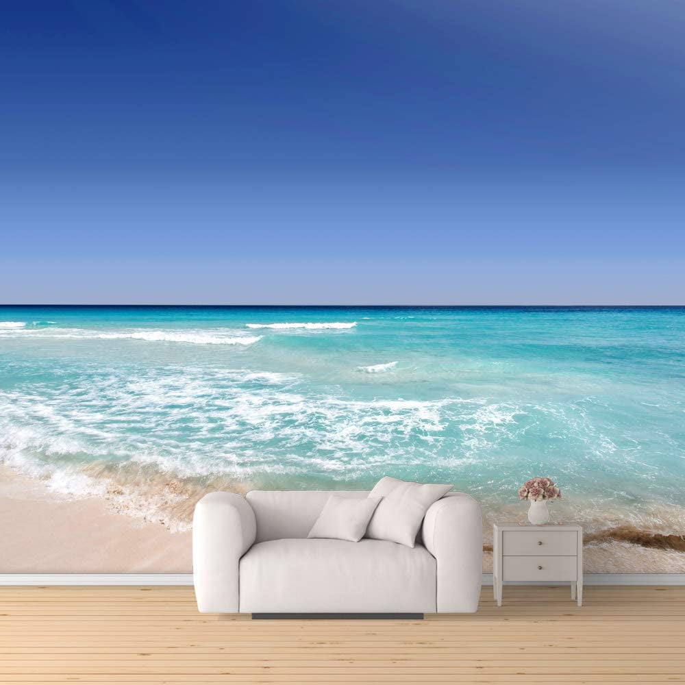 Wall26 Beach Peel & Stick Wallpaper, 100x144 inches - Walmart.com