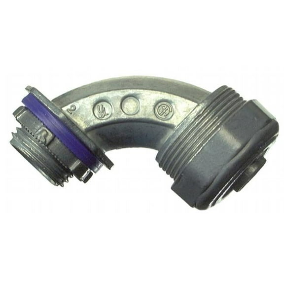 Halex - adalet .50in. Zinc 90 degrees Liquid Tight Connector  .50in. Zinc 90 degrees Liquid Tight Connector
