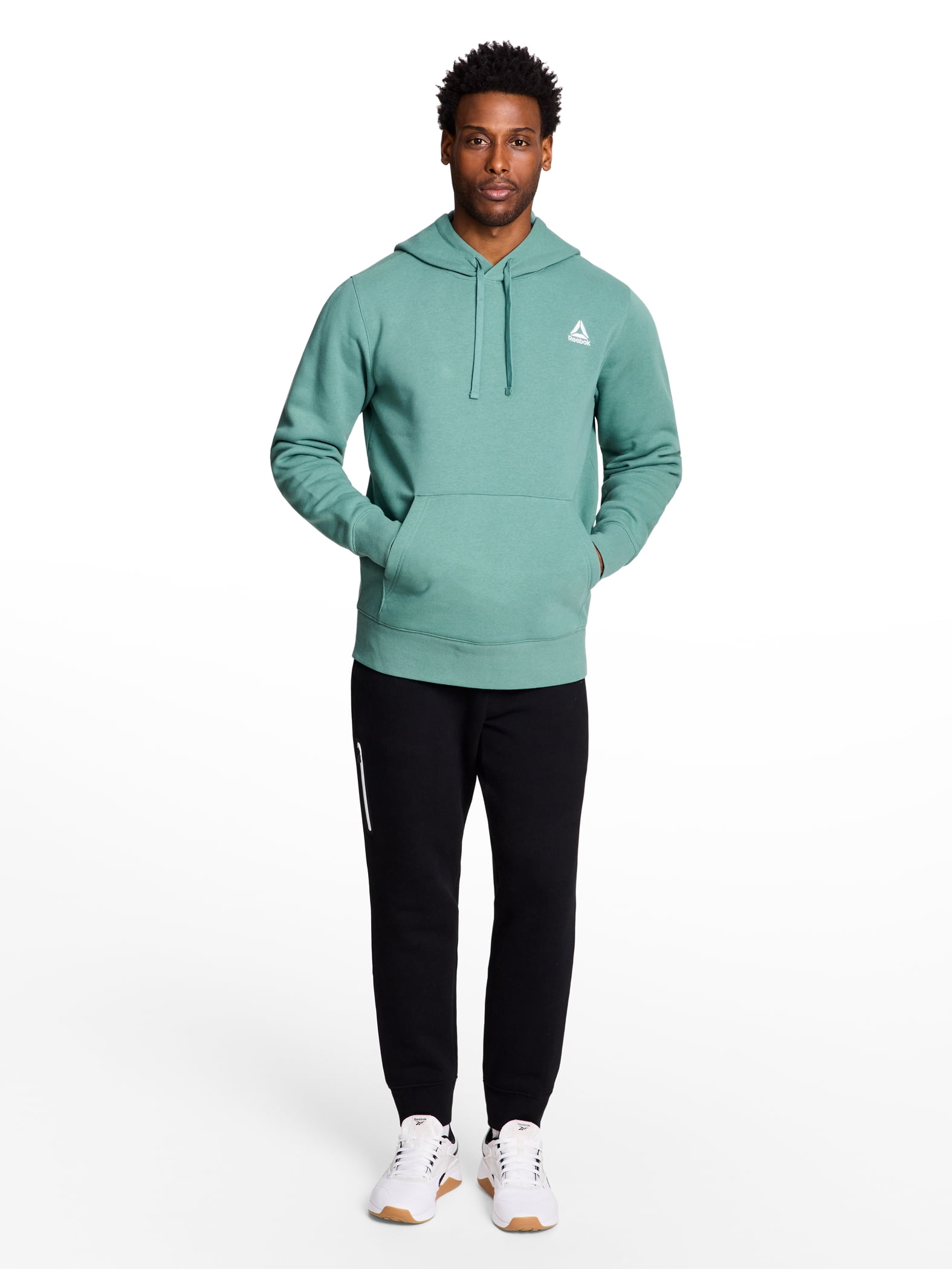 Reebok Men's and Big Men's Game Day Fleece Left Chest Hoodie, Sizes XS-5XL
