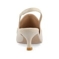 thumbnail image 4 of Journee Womens Amory Kitten Heel Sling Back Loafer Style Pumps, Widths Available, 4 of 9